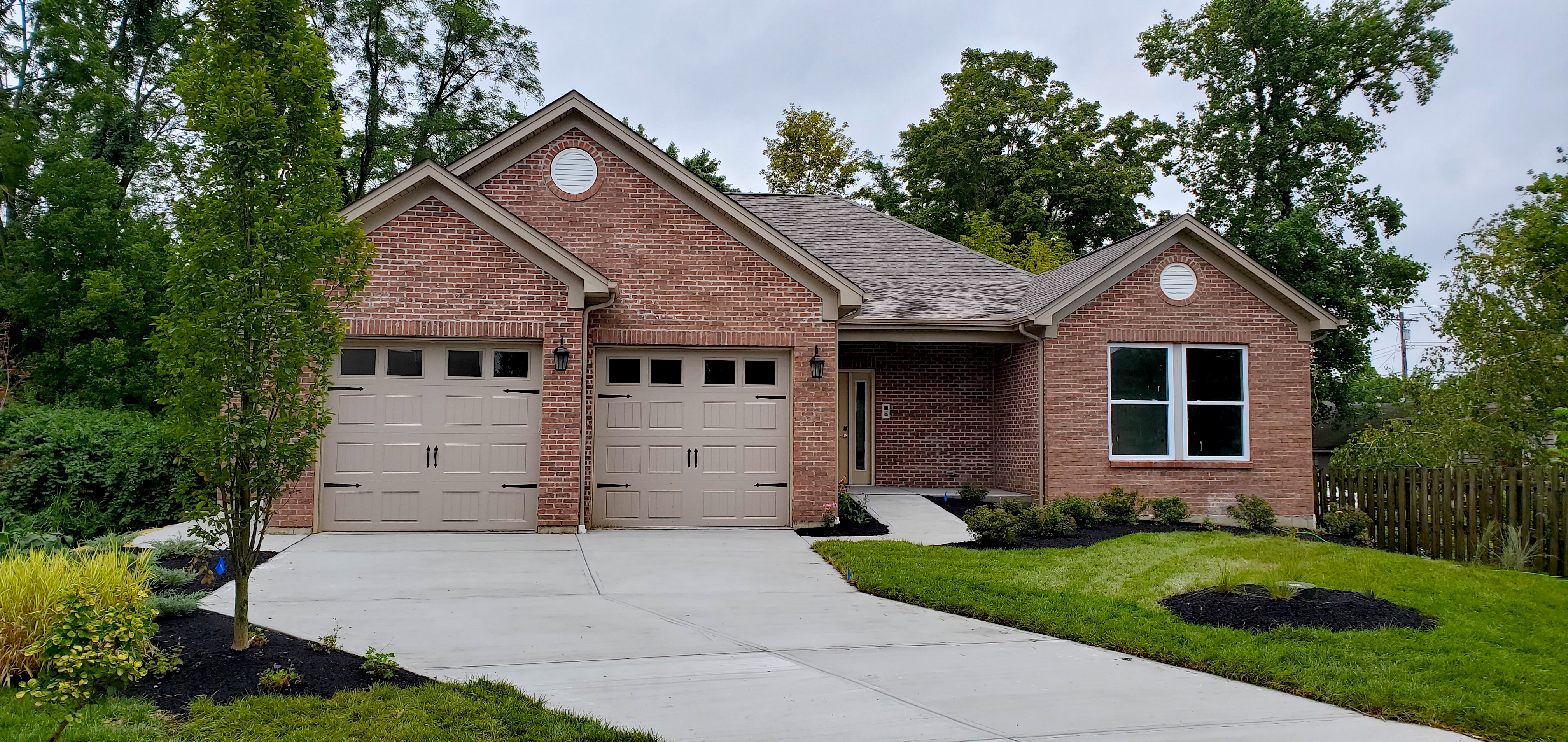 A photo of the outside of the Heidt Smart Living House.