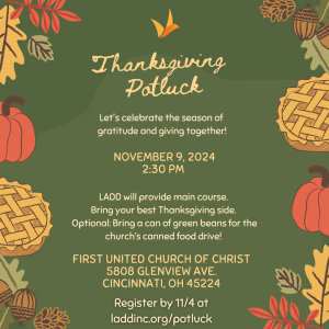 Thanksgiving Potluck @ First United Church of Christ